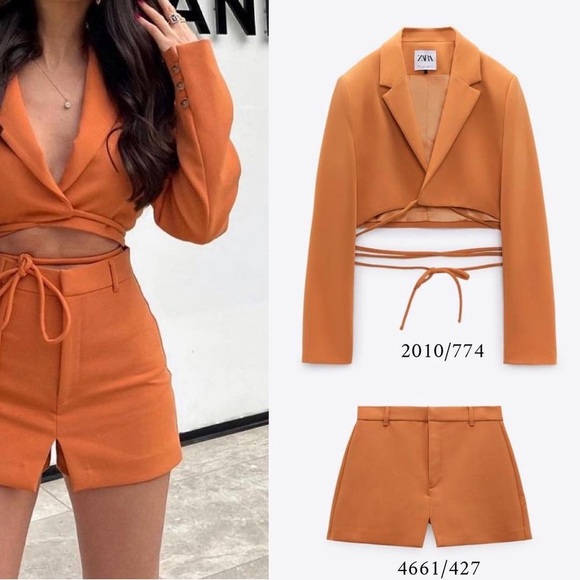 Zara blazer + short set - Picture 3 of 5